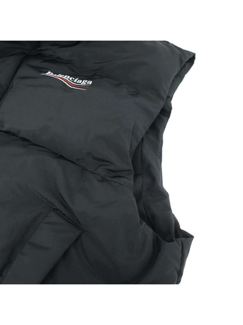 Balenciaga Political Campaign Padded Gilet Logo Vest - Picture 7 of 9